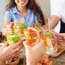 ACSTEP Plastic Straws 500 PCS  10.2 Inch Long, 6 mm Wide Straws Disposable for Iced Coffee & Cola, Durable & Lightweight  Made in USA