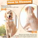 Soft Dog Cone Collar for Large Medium Small Dogs, Adjustable Cones for Dogs to Stop Licking, Recovery Collar After Surgery to Prevent Licking-Comfortable Alternative to Dog Cones(XL(Neck:17.5"-20.7") (XL)