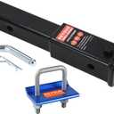 Receiver Tube 864336 Trailer Hitch Extender 8-1/2 Inch Extension, Fits 2 Inch Receiver, 3,500lbs G.T.W, Pin and Clip Included