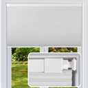 Cordless Cellular Shades, No Drill No Tools Honeycomb Window Blinds, Blackout Light Blocking Cellular Shades for Window, Thermal Insulation Blinds, Easy to Install, White 36" W x 48" H