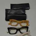 AQWANO Stylish Blue Light Reading Glasses for Women, Fashion Square Cat Eye Design Computer Readers Eyeglasses (2.50 x, 3 Pack-c2c3c4)