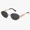 livho 2025 Trendy Oval Sunglasses - Stylish Polarized Shades for Everyday - Retro Metal Frames