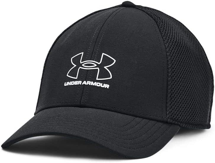 Under Armour Iso-Chill Driver Mesh (Small-Medium, (001) / Black / White)