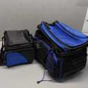 3 Ball Bowling Bag with Wheels, Bowling Bag 3 Ball Roller with Separate Shoe Compartment and Accessory Pocket, 2 Ball Roller Bag Plus Single Ball Tote