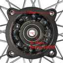 19 inch Front Rim Wheel 70/100-19 Tire Tube Assembly for Apollo RFZ SSR 125cc 140cc DB KLX125 KX85 TTR125 YZ85 YZ80 RM80 Dirt Pit Bike Tao Tao BD17 with 15mm Axles Includes Brake Rotor (19 inch)