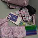 TIASUSAN American Mahjong Game Set, 166 Pink Tiles, Pink Bag and Entire Accessories, 4 All-in-One Rack/Pushers, Mahjong Tiles Set, 18 inches x 5 inches x 3 inches