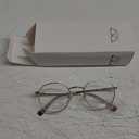 Round NearSighted Distance Glasses Women Men,Nearsighted Far Vision Driving Eyeglasses,Retro Myopia Wire Frame (Gold)