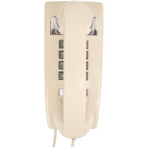 Wall Phone with Classic Design,Corded Wall Phone,Crisp Mechanical Ringer,Easy to Install, Retro Phone, Perfect for Kitchen,Living Room & Bedroom (Beige)