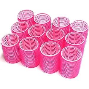 Large Hair Rollers, Self Grip, Salon Hairdressing Curlers,Large ,12 Pack
