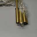 Modern Gold Chandelier for Dining Room,Metal 6-Light Kitchen Light Fixtures,Farmhouse Candle Hanging Pendant Light for Living Room Entryway Foyer Bedroom (Bulb Not Included)