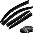 Window Visors Sun Rain Guards - Window Deflectors for Car 4-Pack Vent Shade Deflector Replacement for C-HR 2018-2020