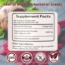 Beet Root MAX Capsules -Organic 1300mg High power BeetRoot Supplements for Blood Flow, Mens Performance, Digestive & Immune System. US made Beet Root Powder Capsules- Non-GMO and Gluten Free-60 Count