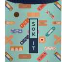 Sok It BotlSok Water Bottle Sleeve Insulated Neoprene Cover (Happy Healers, Fits 32oz Nalgene)