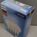 PHILIPS LED 40W A19 4-Pack Basic Soft White (2700K) 450 Lumen (6.5W = 40W) Frosted Flicker-Free Light Bulbs