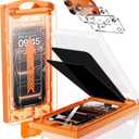 TOP 9H+ Glass 2+2 Packs for iPhone 17 Pro Max Privacy Screen Protector with Camera Lens Protector [Zero Bubble][10X Military Protection] 17 ProMax Tempered Glass Full Edge Coverage,Case-Friend