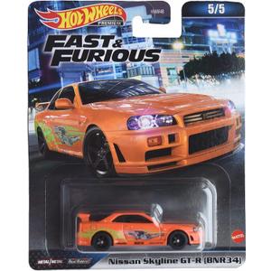 Hot Wheels Nissan Skyline GT R, Fast & Furious 5/5 [Orange]