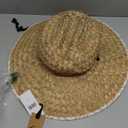 Quiksilver Men's Wide Brim Outdoor Lifeguard Straw Sun Hat (Large-X-Large, Twill)