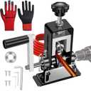 Manual Wire Stripping Machine Gauge Wire 0.06-1'', Scrapping Copper Wire Stripper with Replacement Blades, Drill Powered Hand Crank Wire Stripper Tool for Scrap Copper Recycling