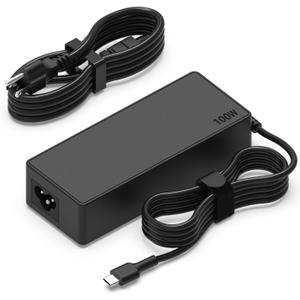 Hafiuege100W USB C Fast Charger Compatible with Mac Book Pro, iPad, Lenovo, HP, Dell, Asus Laptops and All USB C Port Devices, Charge Type-C 100W 96W 90W 87W 65W 45W 30W Device