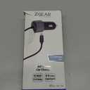 ZGear Lightning Cable Car Charger - Black, 6 ft