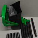 Pooper Scooper Swivel Bin & Rake with 100 Waste Bags, Dog Pooper Scooper with Bag Attachment for Large Medium Small Dogs, Poop Scooper with Lid for Lawn Yard Dog Kennel