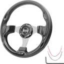 Golf Cart Steering wheel for EZGO YAMAHA and Club Car Precedent Most Golf carts Black