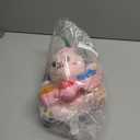 Baby Rabbit Musical Stuffed Animals Toy,Infant Bunny Bilingual Early Learning Education Toy with Light-Up Music & Crinkle,1st Easter Basket Shower Stuffers for 0 1 2 3 6 9 12 18 Month Girl,Pink