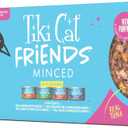 Tiki Cat Friends Wet Cat Food, Tuna Variety Pack, 2.8 oz. Cans (12 Count) (EXP 12/01/28)