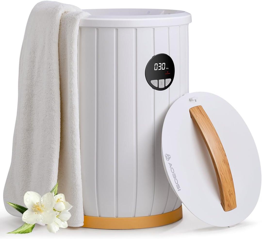 AAOBOSI Large Towel Warmers for Bathroom with Digital Display,20L 4 Timer& Auto Shut OffFast Warming, Blankets & Robes, Portable Electric Warmer for Bathroom, SPAPJ's and More