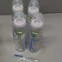 Dr. Brown's Anti-Colic Options+ Narrow Glass Baby Bottle with Level 1 Slow Flow Nipple, BPA-Free, 8 oz/250 mL, 0m+, 4-Pack 