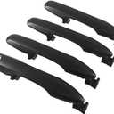 1 Lot 4 Doors Textuered Black Exterior Door Handle Compatible with 2019-2023 Toyota Camry 2019-2023 Corolla 2020-2023 Avalon