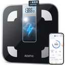 RENPHO Smart Scale for Body Weight, FSA&HSA Eligible, Digital Bathroom Scale BMI Weighing Bluetooth Body Fat Scale, Body Composition Monitor Health Analyzer with Smartphone App, 400 lbs - Elis Solar 1