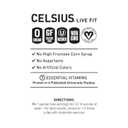 CELSIUS On-the-Go Powder Sticks Dragonfruit Lime, Essential Energy 2.8 Oz (14 Sticks per Pack)