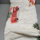 TRUEDAYS Christmas Throw Blanket 50x60 - Cozy Fluffy Sherpa Fleece Blanket for Couch and Bed, Soft Beige Throw Blanket with Classic Tree Truck Design for Christmas Decor