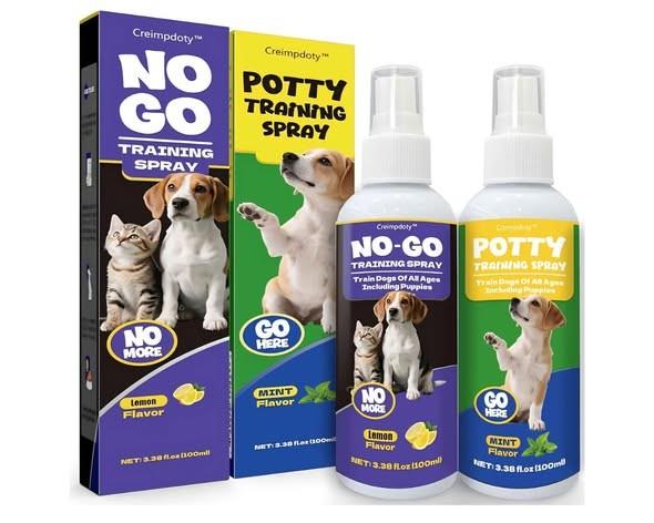 Potty Training Spray for Dogs, Puppy Potty Training Spray, Includes Here Potty & Not Here Training Spray, Puppy Pee Spray, Helps Dogs Develop Proper Potty Habitss, 3.38 Fl Oz (Pack of 2).