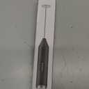 Bonsenkitchen Powerful Milk Frother for Coffee, Fast Handheld Drink Mixer with Stainless Steel Whisk, Battery Operated Hand Frother Stirrer Wand-Black