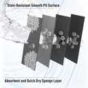 PADOOR-No Stains Bathroom Runner Rug-Bath Mats for Bathroom Non Slip-Super Absorbent Bath Floor Mat Quick Dry Diatomaceous Earth Bath Rug-Large Bathmat-17'' x67'' (Dark Grey)