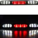LED Third 3rd Brake Light for 2015-2017 Ford F150 Rear Cargo Lamp High Mount Stop light (Chrome Housing Smoke Lens)
