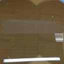 Modern Round Glass Coffee Table - Mid Century Small Coffee Table for Living Room, Suitable for Bedroom Living Room Reception Offices Tables(Walnut/Brown)