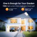 12000W Solar Street Lights Outdoor Waterproof 2 Pack, Large Solar Parking Lot Lights Dusk to Dawn with Remote Control and Motion Sensor, Pole or Wall Mount, for Outside Yard Garage Barn Patio