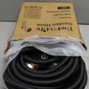 TheFitLife Garden Hose 50 ft - Heavy Duty 50ft Non-Expandable Outdoor Water Hose, Kink Free, Lightweight, Flexible Yet Durable, Ideal for Most Homes, Yards, 1/2 id x 50 feet