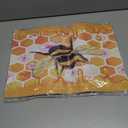 Bayson 50 Pieces Summer Bee Honey Colorful Paper Placemats Disposable Durable Yellow Farm Flower Place Mats Great for Party Holiday Kitchen Dining Room Table Decorations 11" x 17"