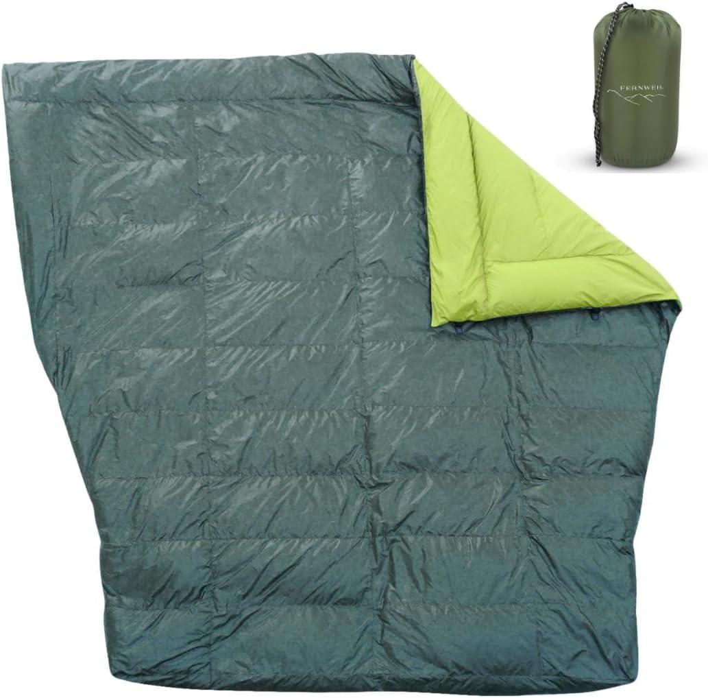 Ultralight Sleeping Bag Top Quilt 850 Down Ultralight Backpacking Camping Blanket