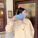 Cosmetic Bags for Women - 3PCs Corduroy Cosmetic Bag Aesthetic Women Handbags Purses Smile Dots Makeup Organizer Storage Makeup Bag Girls Case Bags (3Pcs blue)