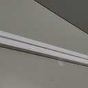 DEZ FURNISHINGS Cordless 1" Light Filtering Pleated Shade, Fabric, 36" W x 48" H, White