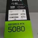 PNY NVIDIA GeForce RTX 5080 Epic-X ARGB OC Triple Fan, Graphics Card (16GB GDDR7, 256-bit, Boost Speed: 2775 MHz, PCIe 5.0, HDMI/DP 2.1, 2.99-Slot, NVIDIA Blackwell Architecture, DLSS 4)
