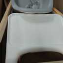 UPPAbaby Ciro High Chair/Sleek, Easy-to-Clean Design/Perfect-Fit Tray to Bring Baby to Table/Patent-Pending Harness/Dual-Position, 180-Degree Rotating Footrest/Chloe (Grey/Rubberwood)