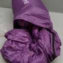 Sleeping Bags for Adults Warm Weather Backpacking Compact Lightweight Camping Sleeping Bag with Compression Sack for Kids Girls Camping Essential Gear for Hiking Travel Climb Outdoor Indoor 3lb Purple