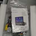 Single Din Flip Out Car Stereo Bluetooth 7 Inch Retractable Touch Screen Car Radio 1 Din Mirror Link/FM/EQ USB/Type-C/AUX SWC, Driauto Car Audio Receiver MP5 Multimedia Player with Backup Camera