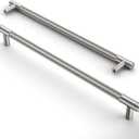 Asidrama 10 Pack 12.6 Inch(320mm) Brushed Satin Nickel Kitchen Cabinet Handles, Cabinet Pulls Kitchen Cabinet Hardware for Cupboard Drawer Pulls